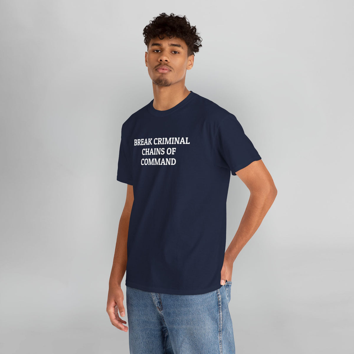 Break Criminal Chains Of Command Tee