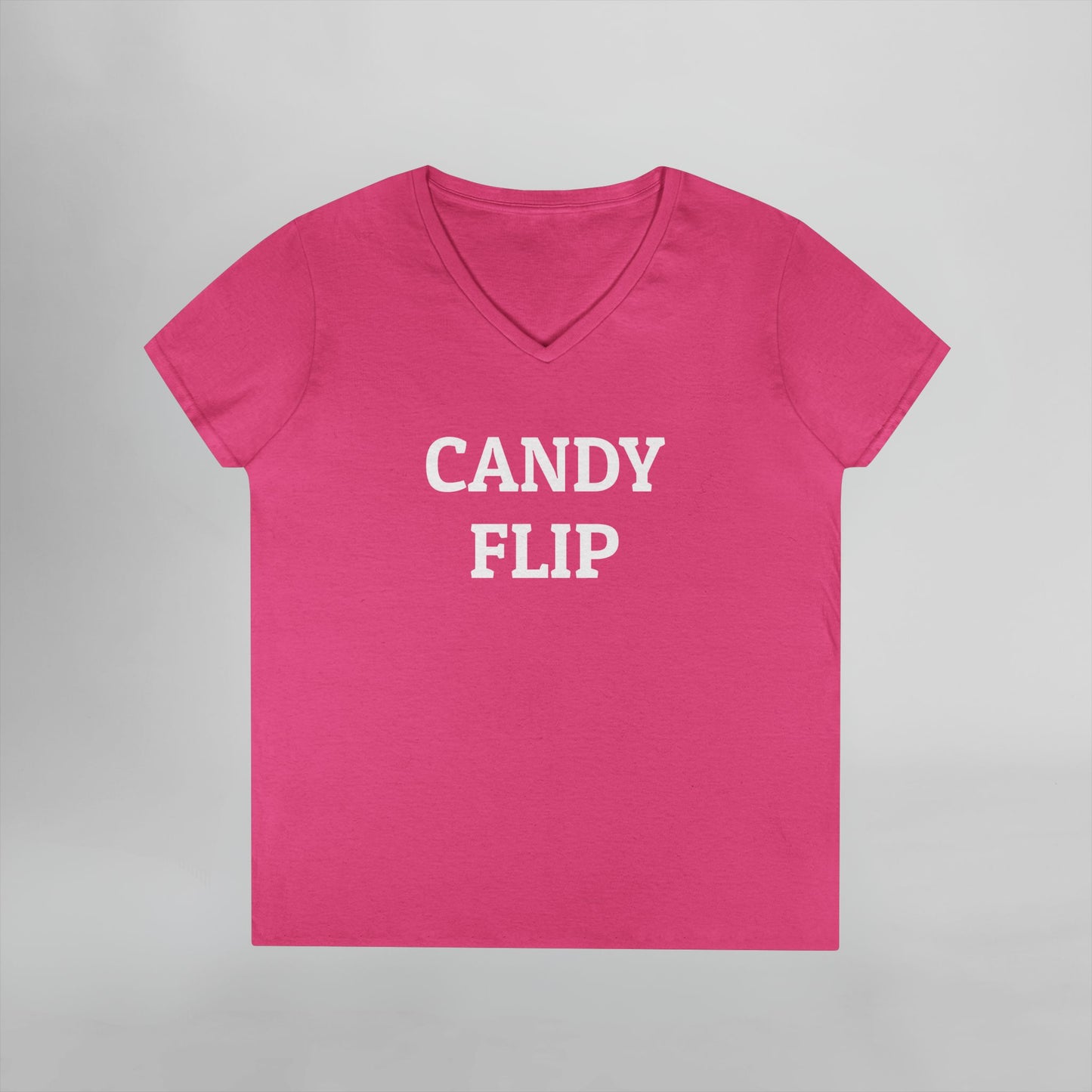 Candy Flip Women's V-Neck Tee