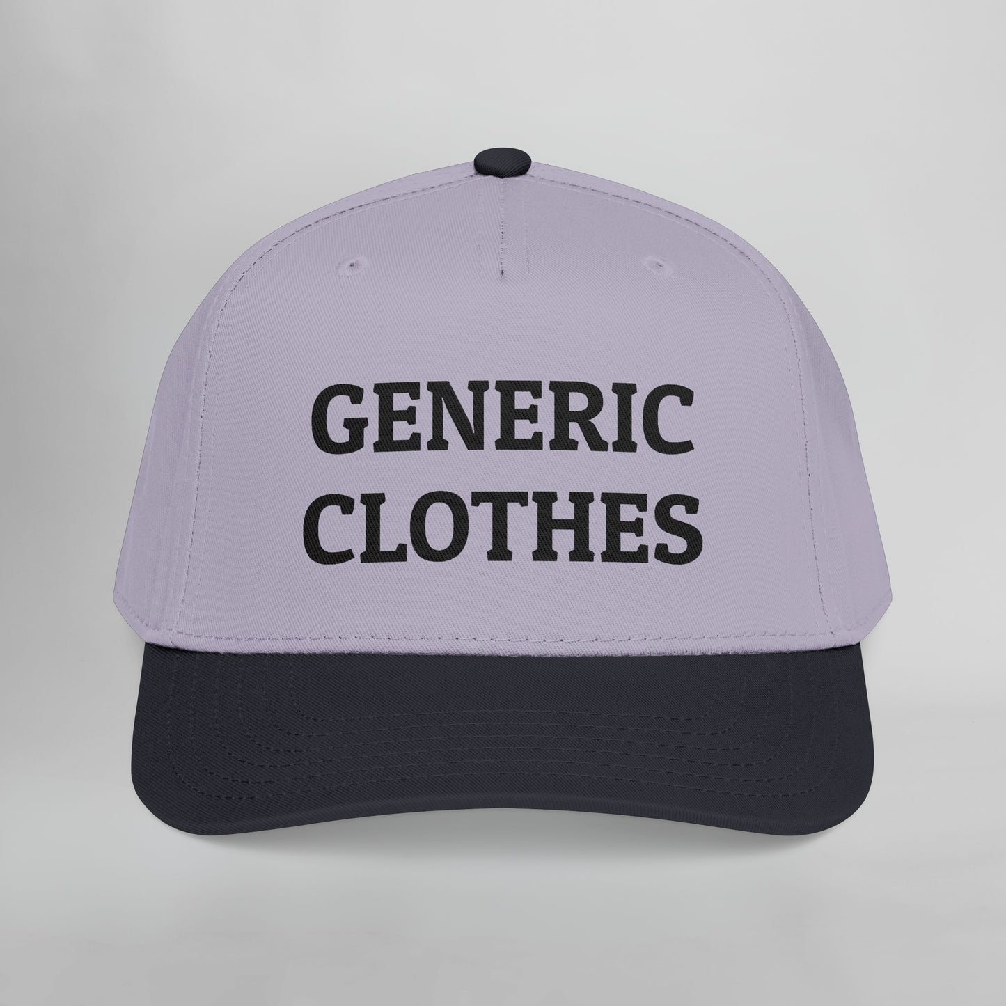 Generic Clothes Embroidered Mid Profile Baseball Cap