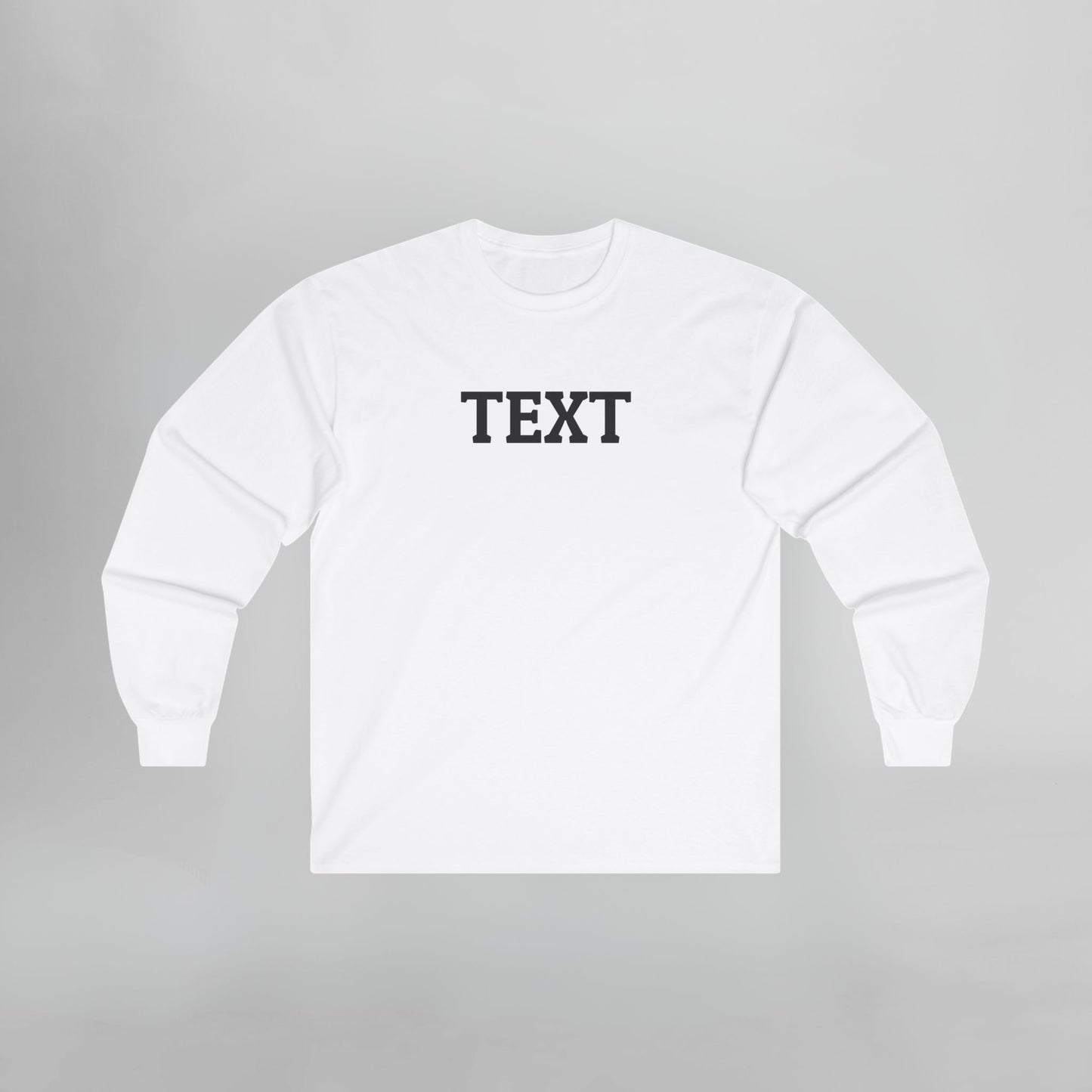 Text Long Sleeve Tee