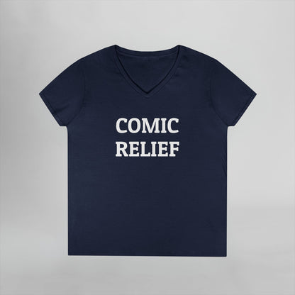 Comic Relief Women's V-Neck Tee