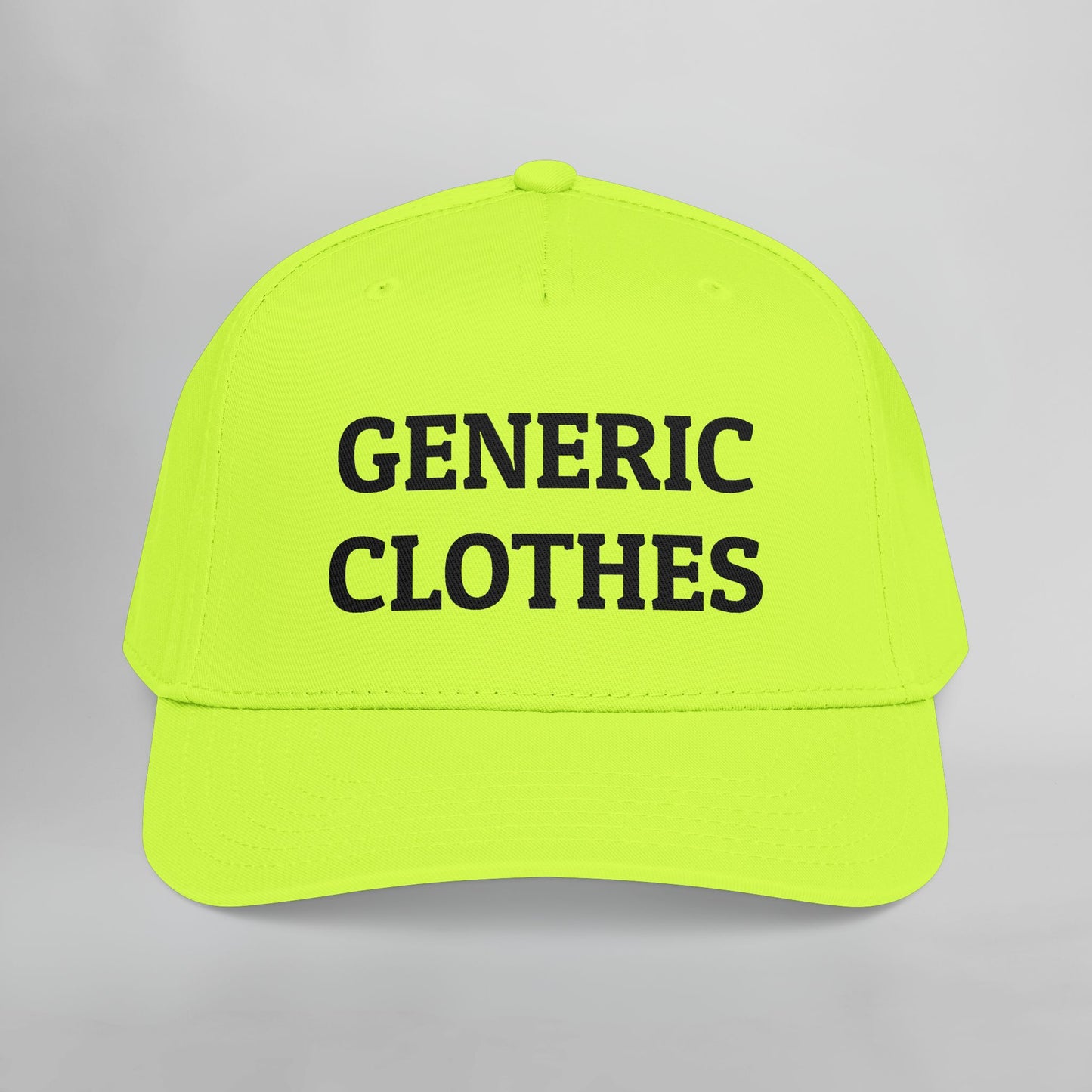 Generic Clothes Embroidered Mid Profile Baseball Cap