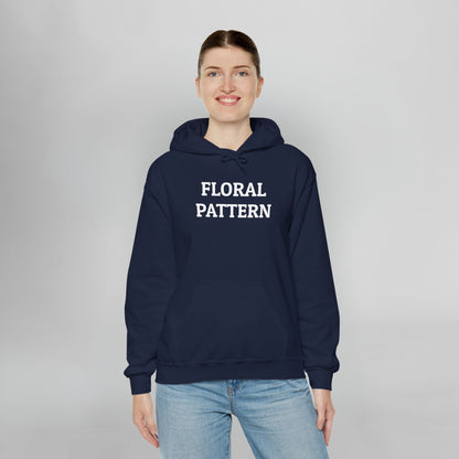 Floral Pattern Hoodie