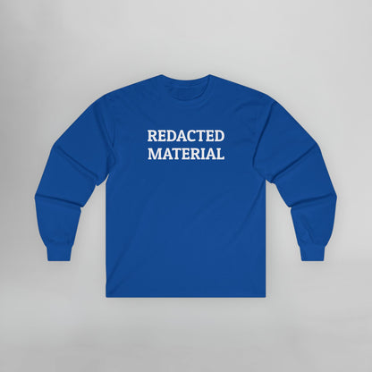Redacted Material Long Sleeve Tee