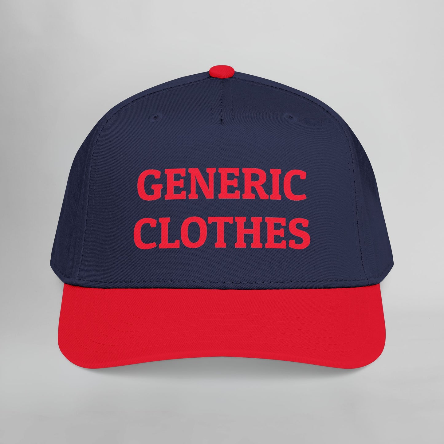 Generic Clothes Embroidered Mid Profile Baseball Cap