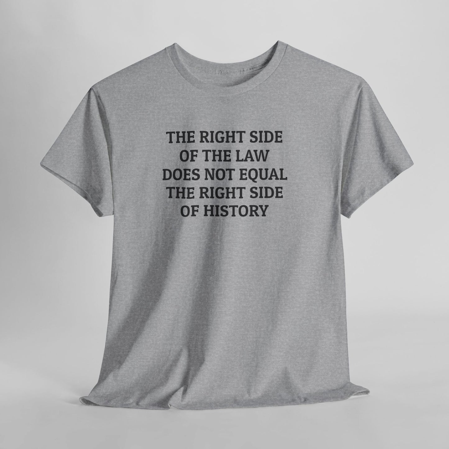 The Right Side of the Law Does Not Equal The Right Side of History Tee
