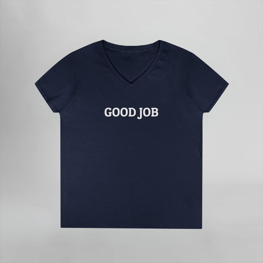 Good Job Women's V-Neck Tee
