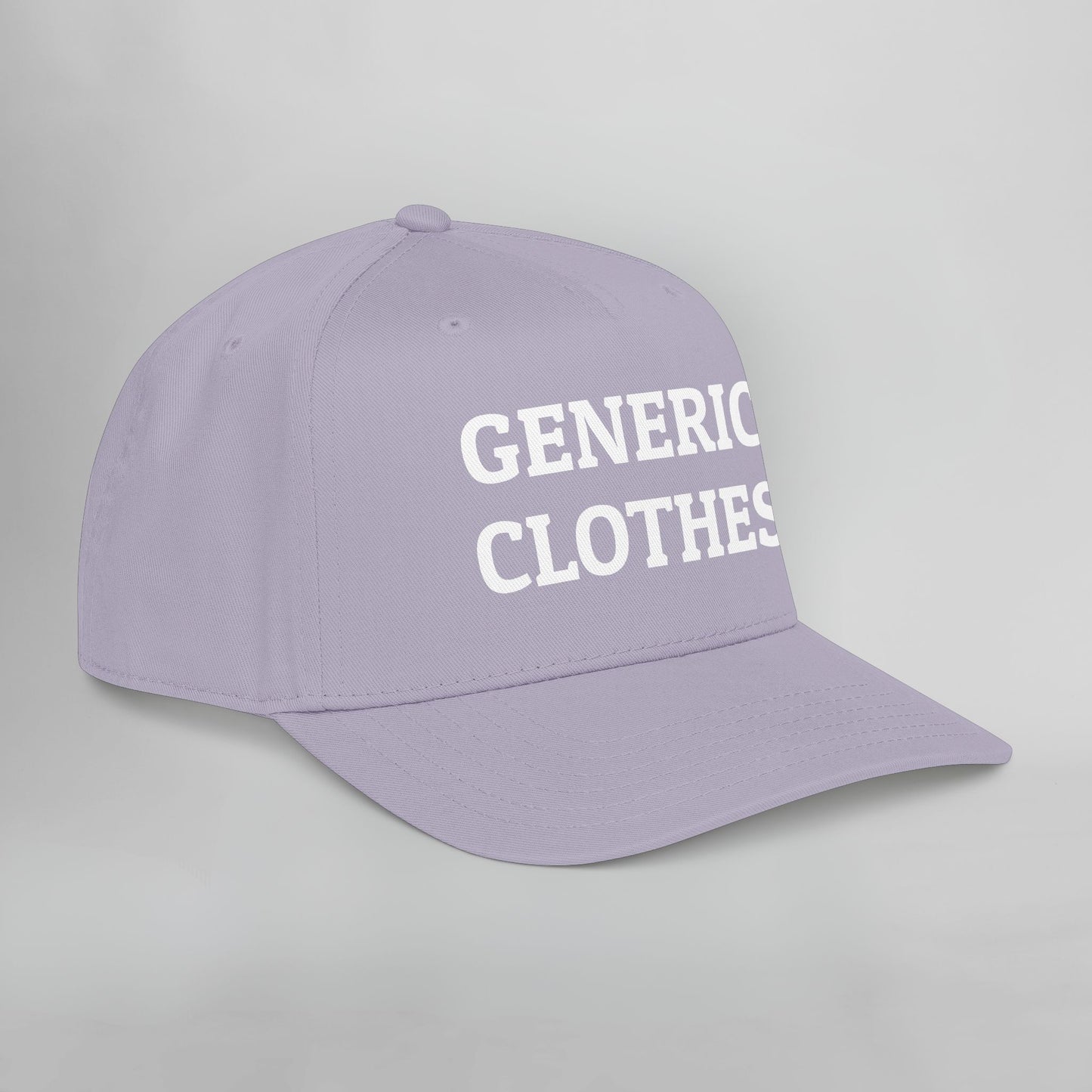 Generic Clothes Embroidered Mid Profile Baseball Cap