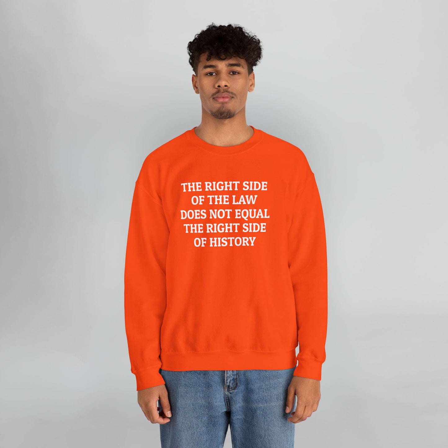The Right Side of the Law Does Not Equal The Right Side of History Sweatshirt