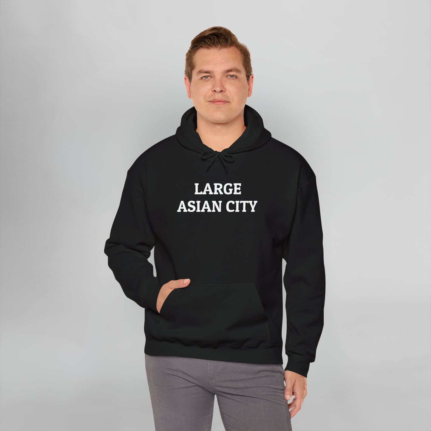 Large Asian City Hoodie