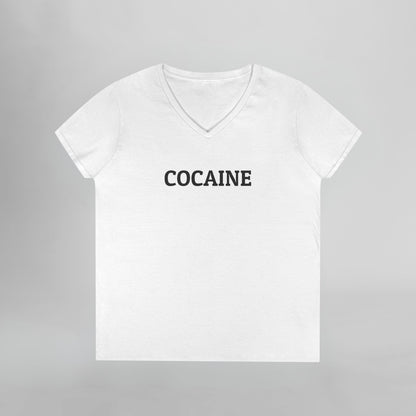 Cocaine Women's V-Neck Tee