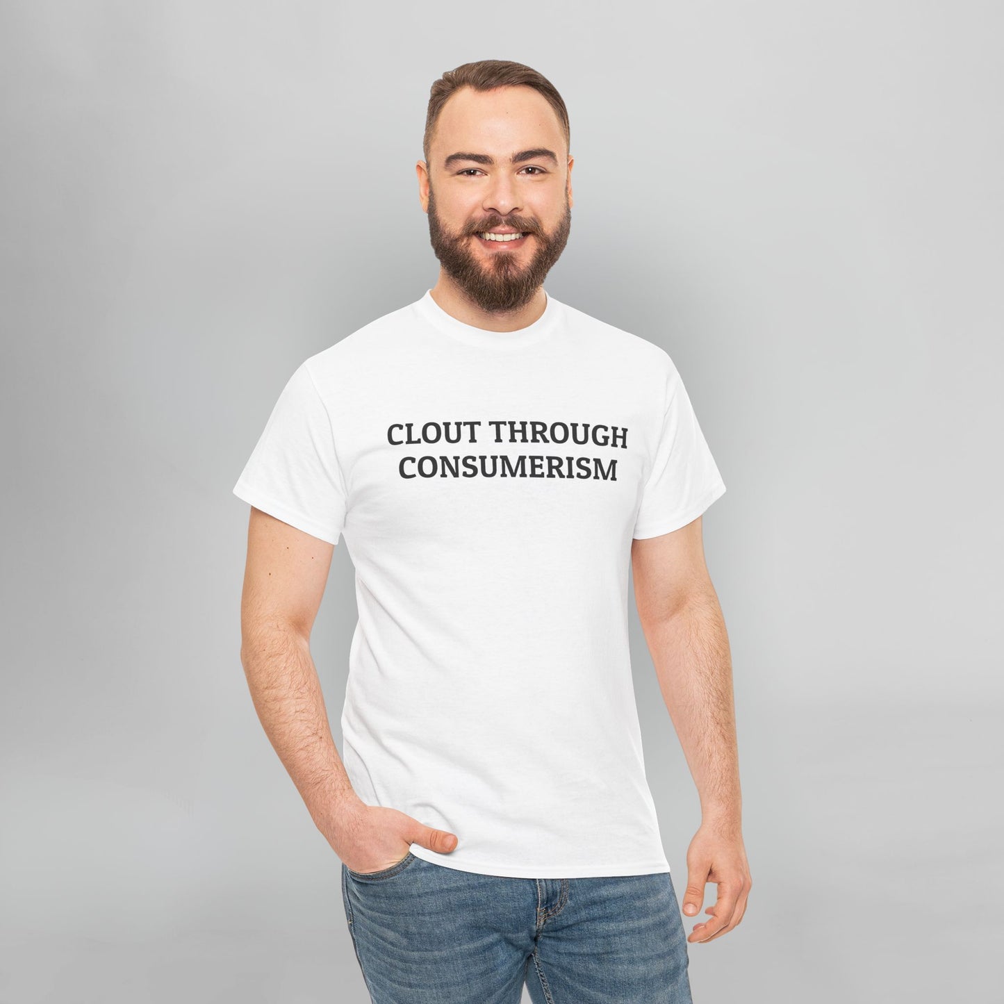 Clout Through Consumerism Tee