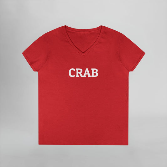 Crab Women's V-Neck Tee