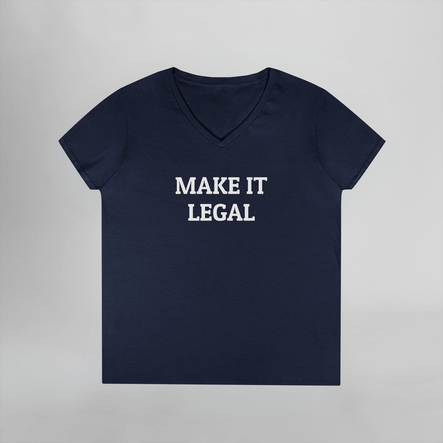 Make It Legal Women's V-Neck Tee