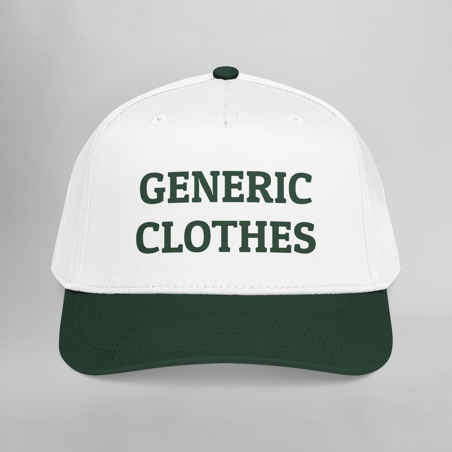 Generic Clothes Embroidered Mid Profile Baseball Cap