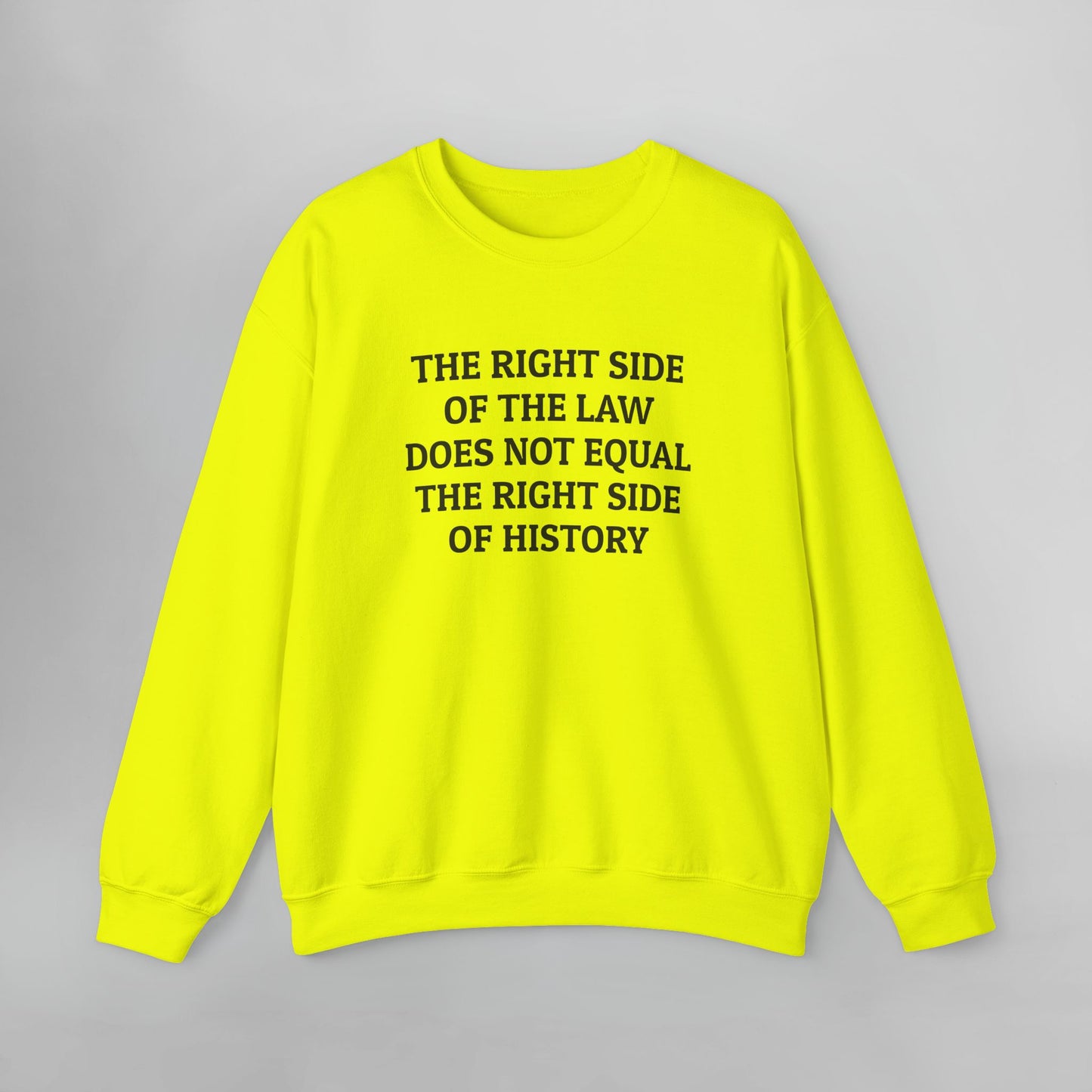 The Right Side of the Law Does Not Equal The Right Side of History Sweatshirt