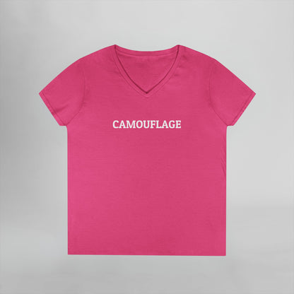 Camouflage Women's V-Neck Tee