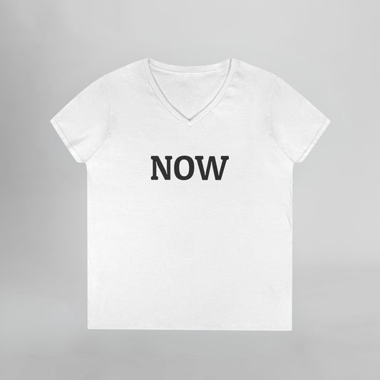 Now Women's V-Neck Tee