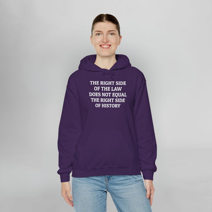 The Right Side of the Law Does Not Equal The Right Side of History Hoodie