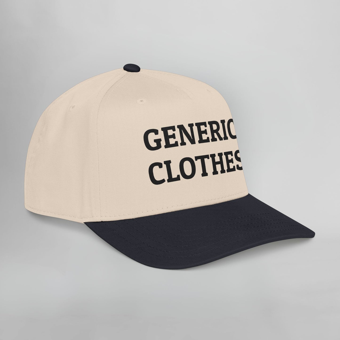 Generic Clothes Embroidered Mid Profile Baseball Cap