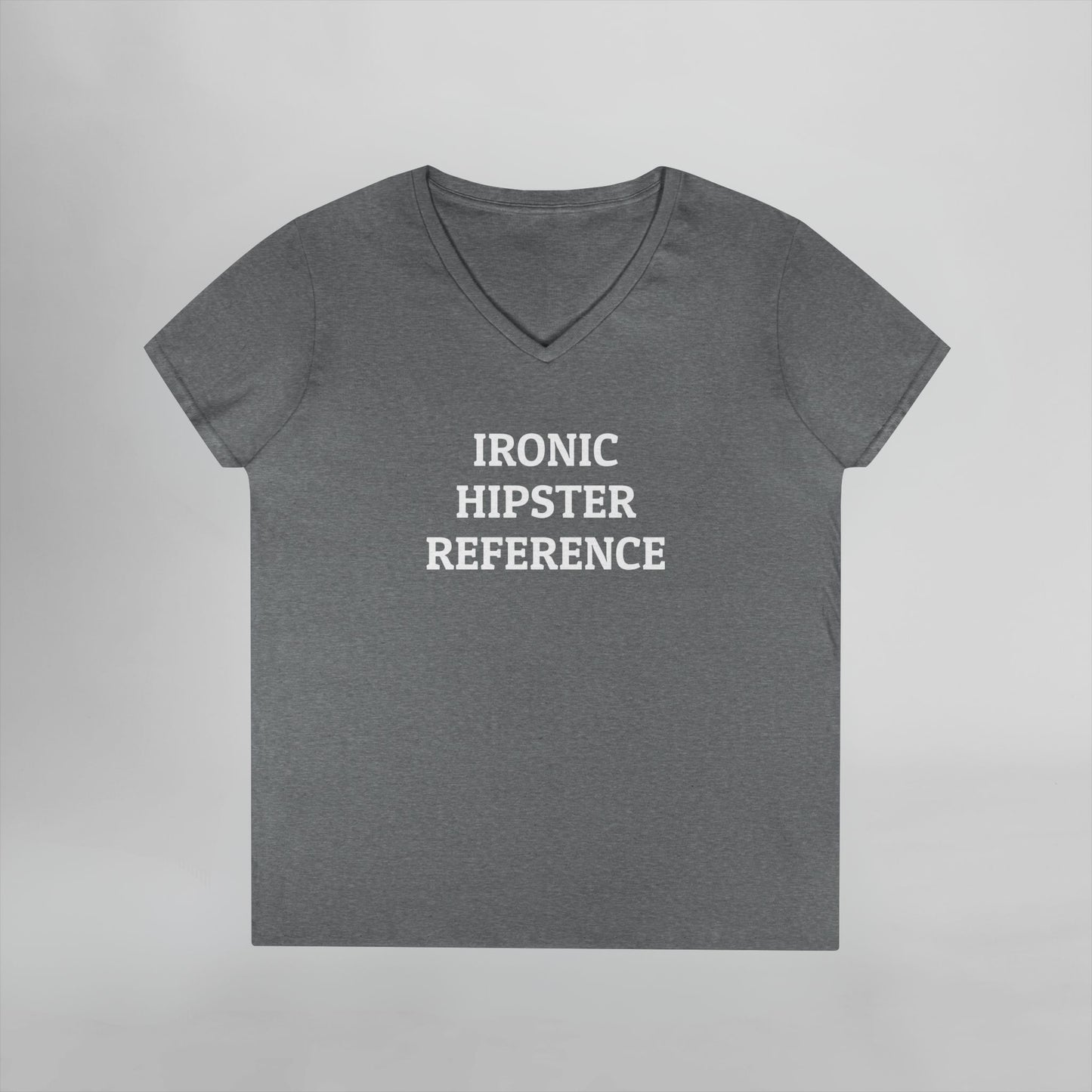 Ironic Hipster Reference Women's V-Neck Tee