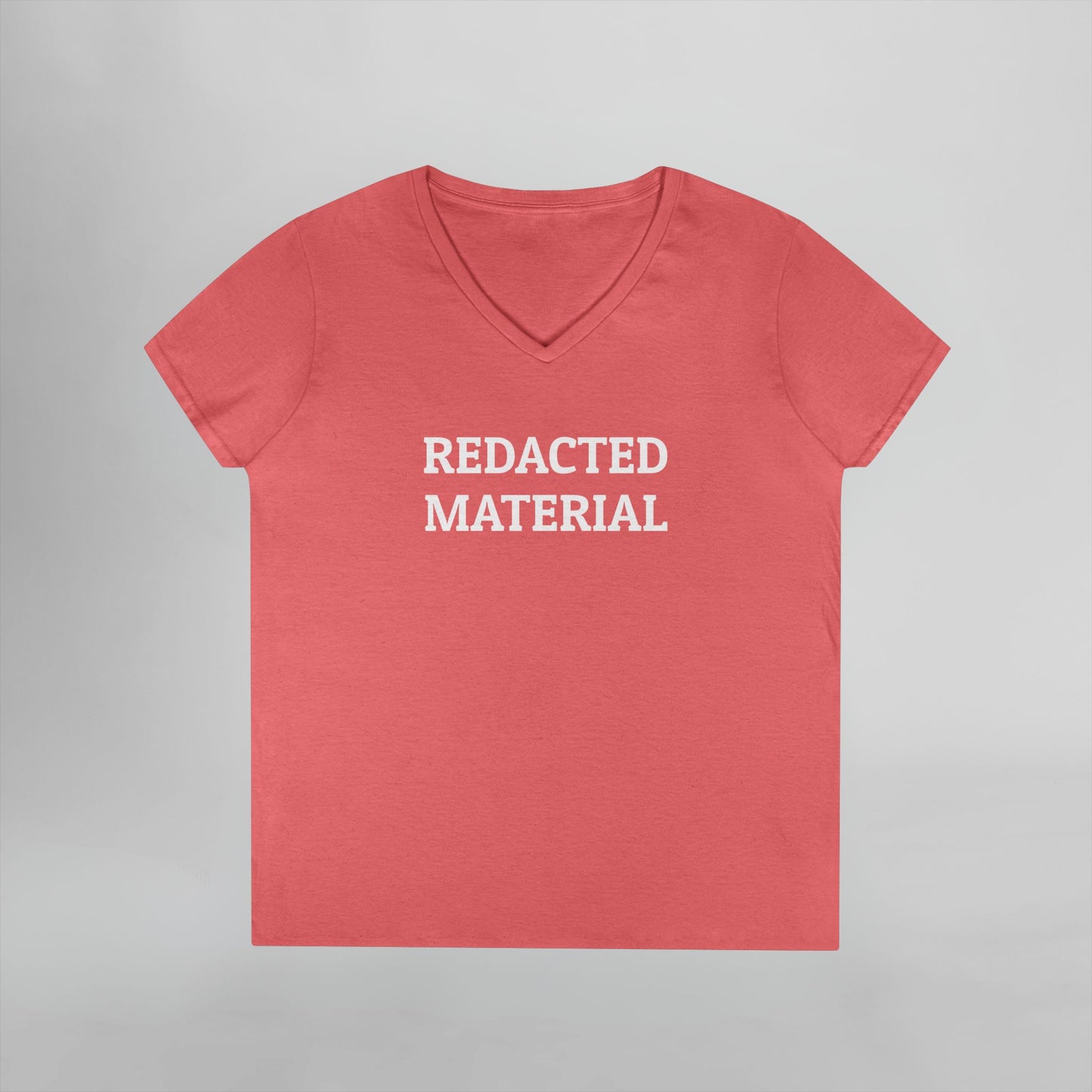 Redacted Material Women's V-Neck Tee