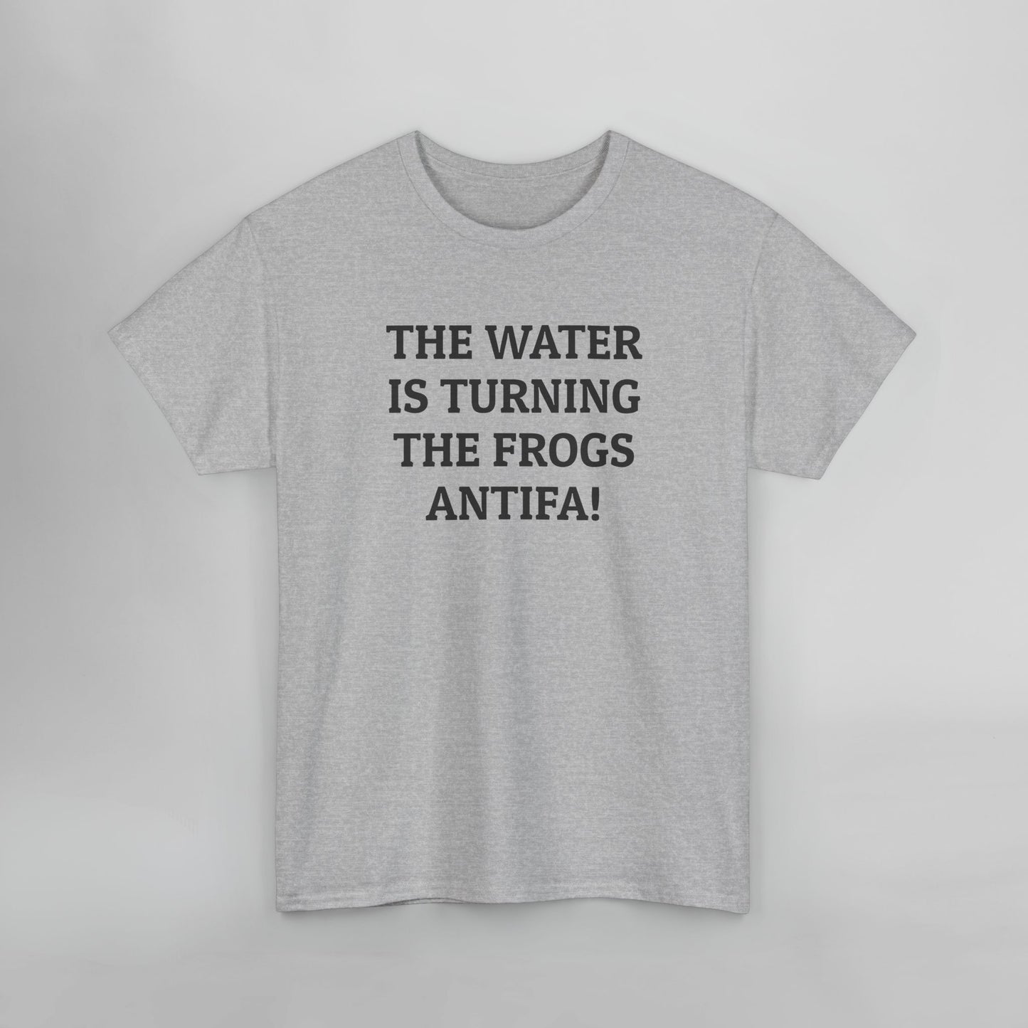 The Water Is Turning the Frogs Antifa Tee