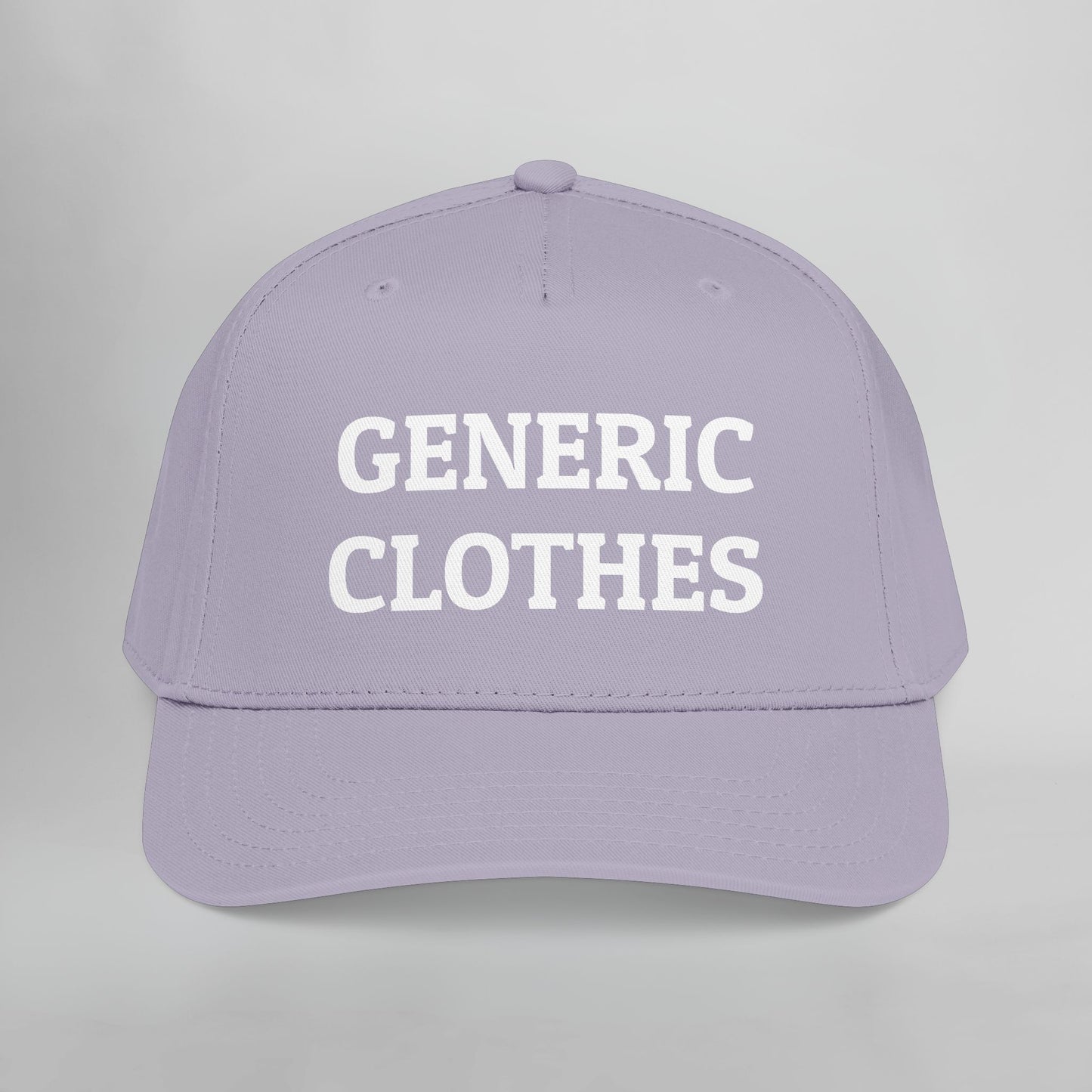Generic Clothes Embroidered Mid Profile Baseball Cap