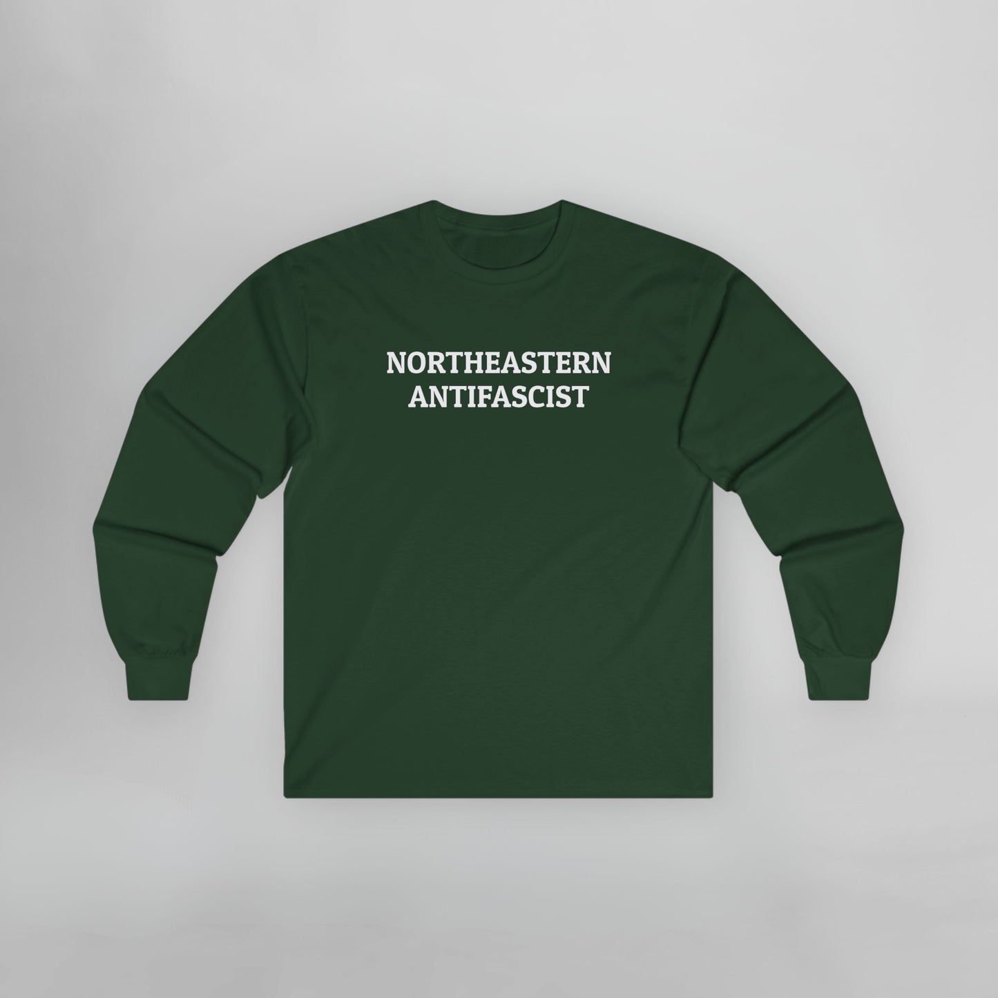 Northeastern Antifascist Long Sleeve Tee