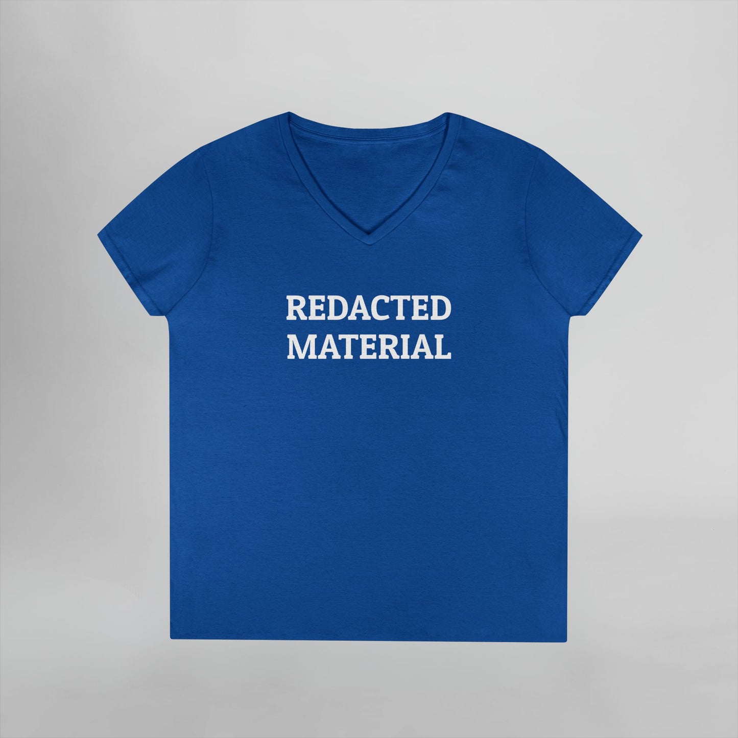 Redacted Material Women's V-Neck Tee