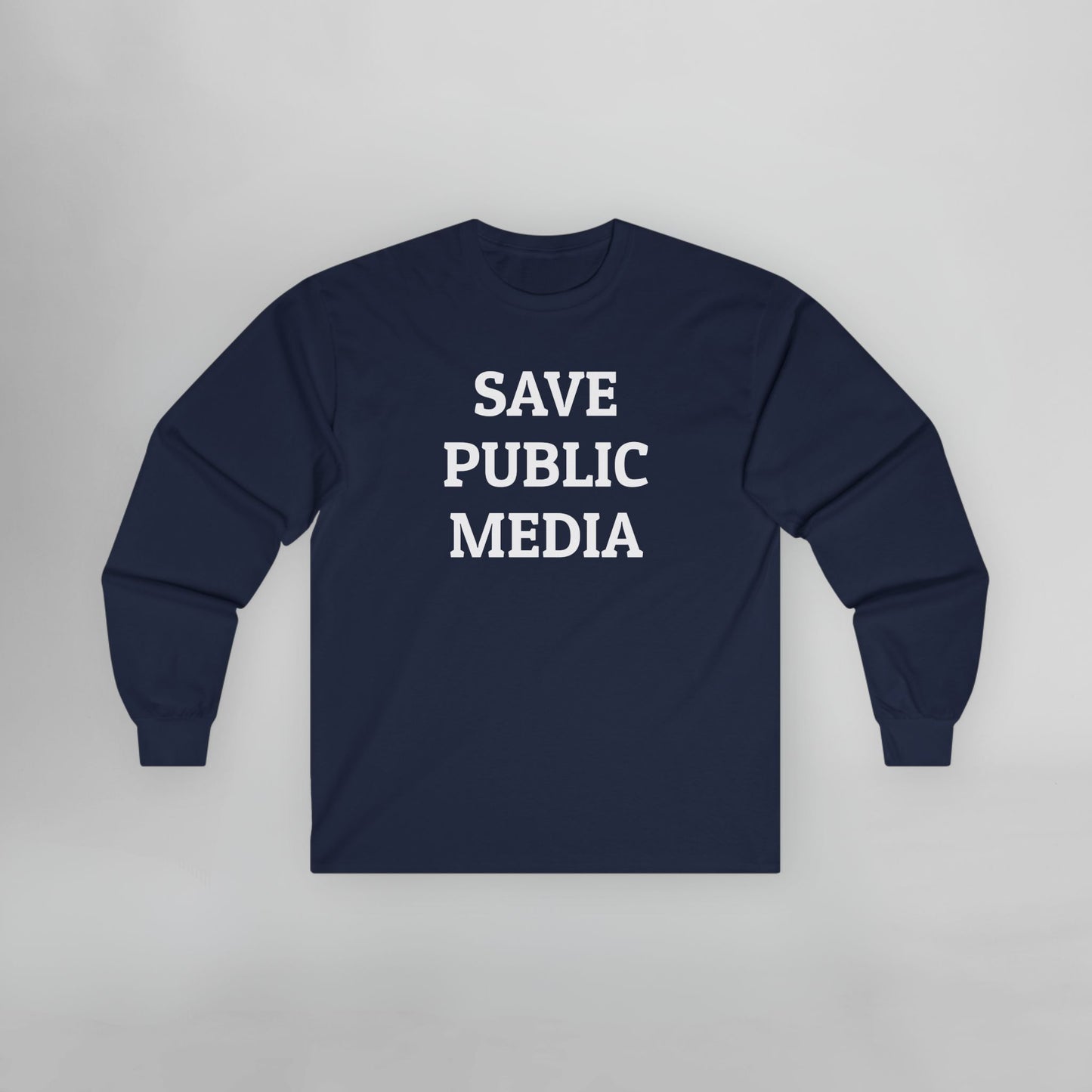 Save Public Media Long Sleeve Tee