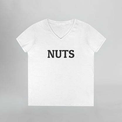 Nuts Women's V-Neck Tee