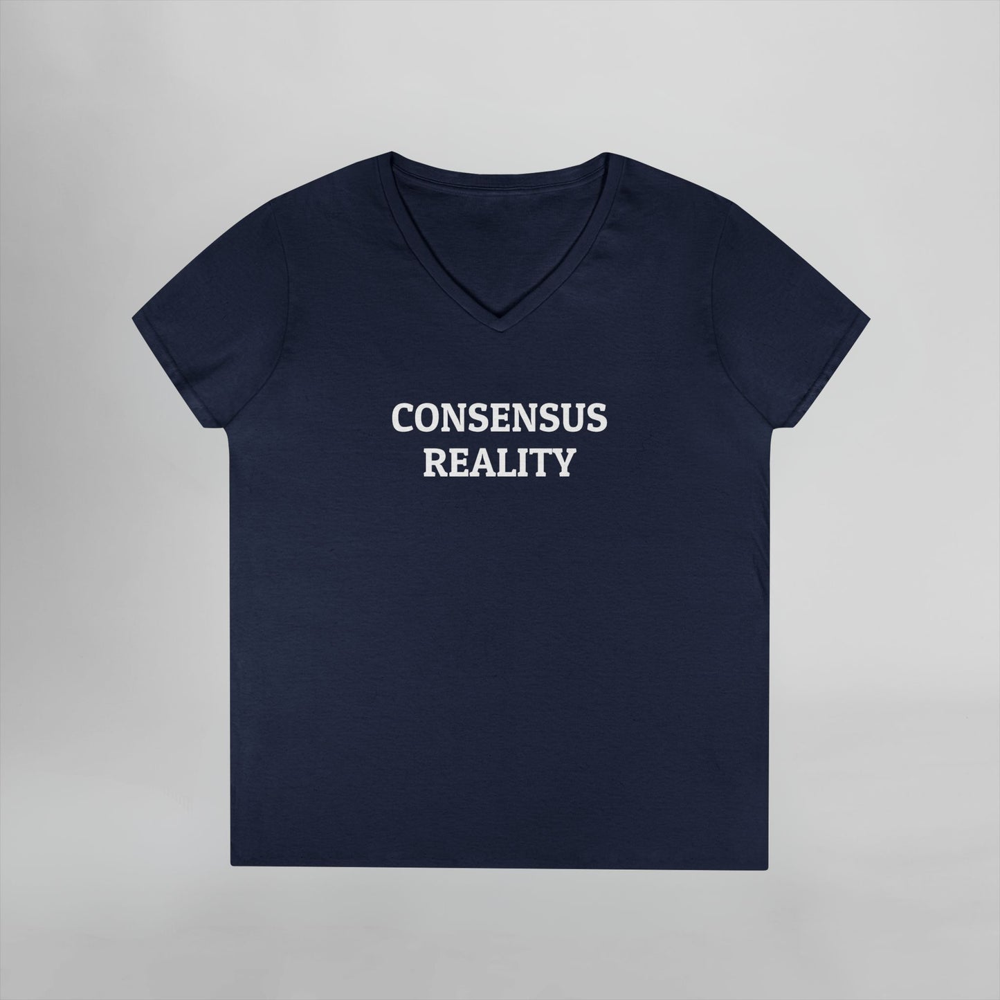 Consensus Reality Women's V-Neck Tee