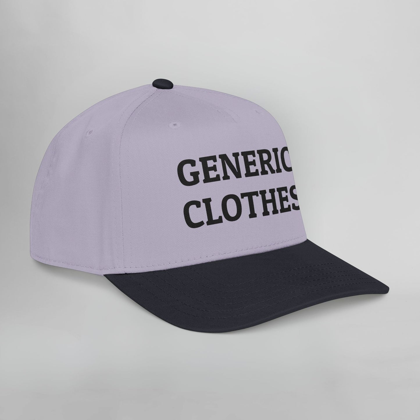 Generic Clothes Embroidered Mid Profile Baseball Cap