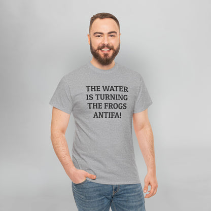 The Water Is Turning the Frogs Antifa Tee