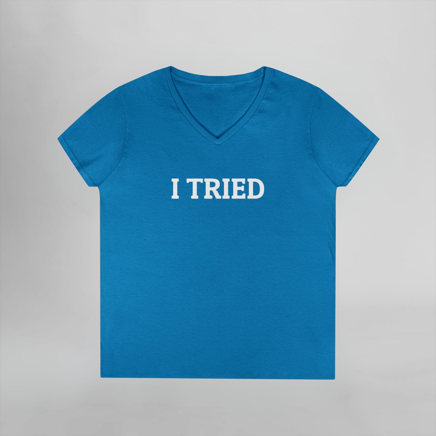I Tried Women's V-Neck Tee