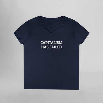 Capitalism Has Failed Women's V-Neck Tee
