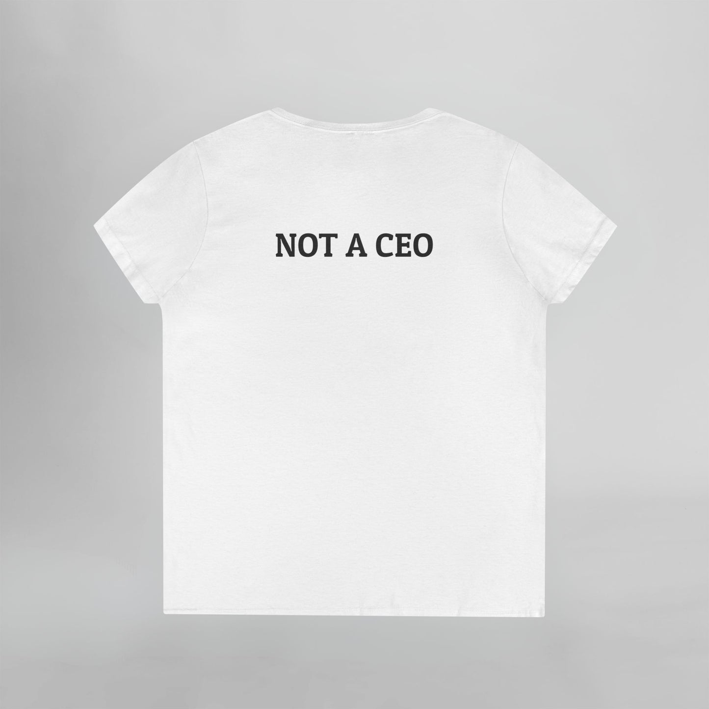 Not a CEO Women's V-Neck Tee