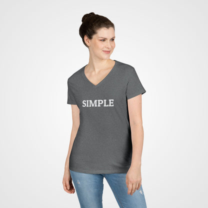 Simple Women's V-Neck Tee