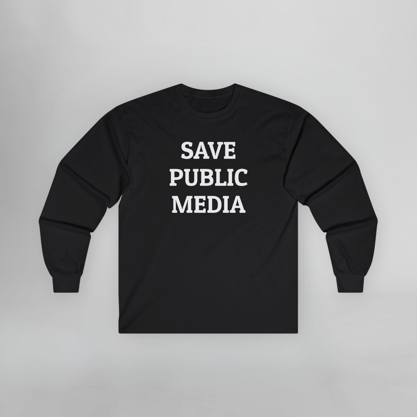 Save Public Media Long Sleeve Tee