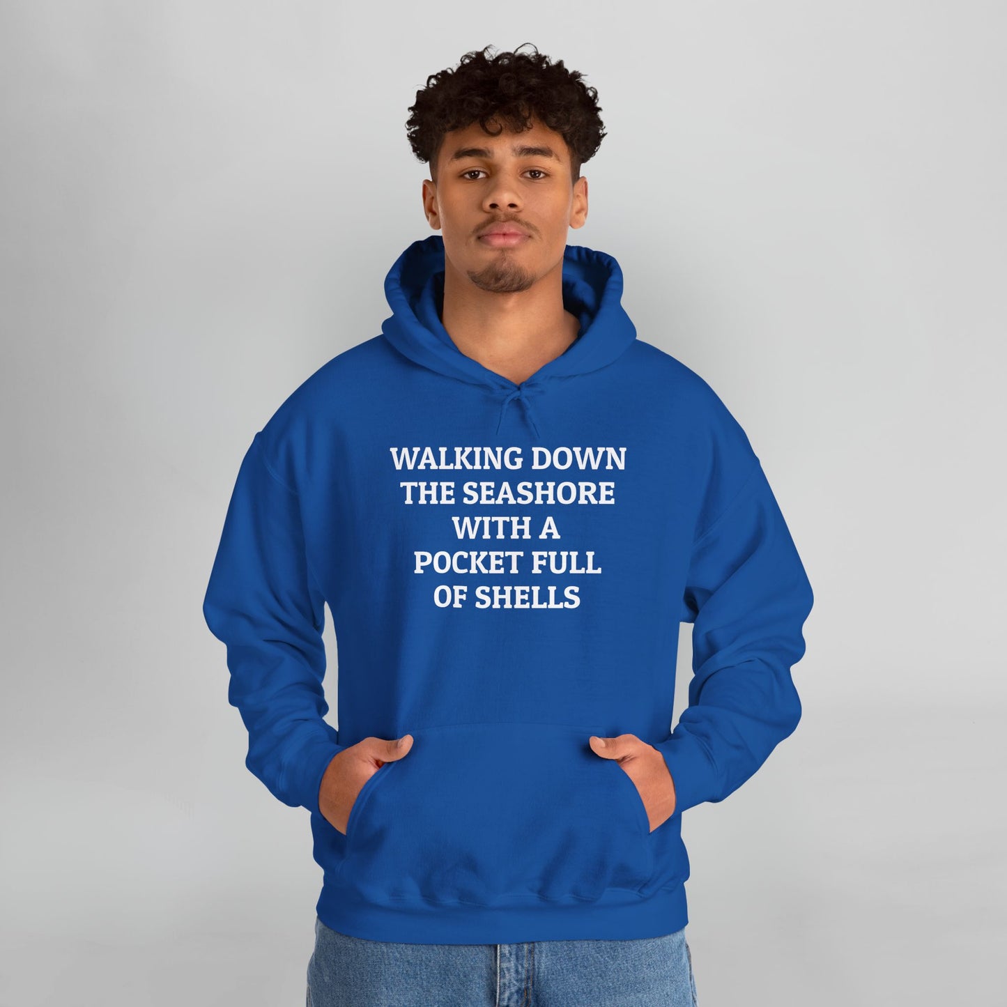 Walking Down the Seashore With a Pocket Full of Shells Hoodie