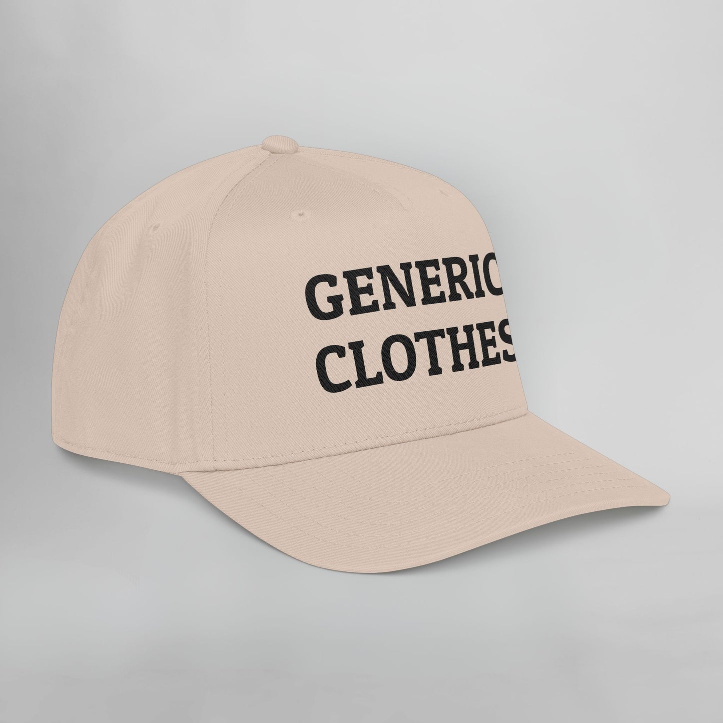 Generic Clothes Embroidered Mid Profile Baseball Cap
