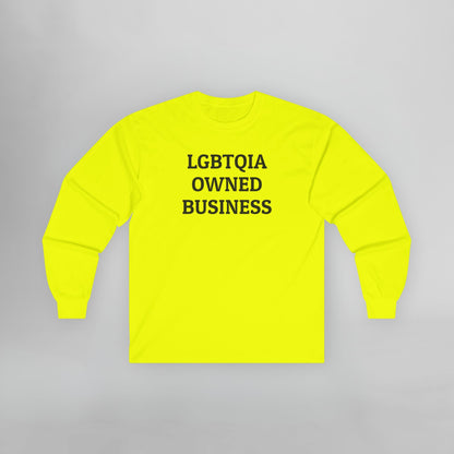 LGBTQIA Owned Business Long Sleeve Tee