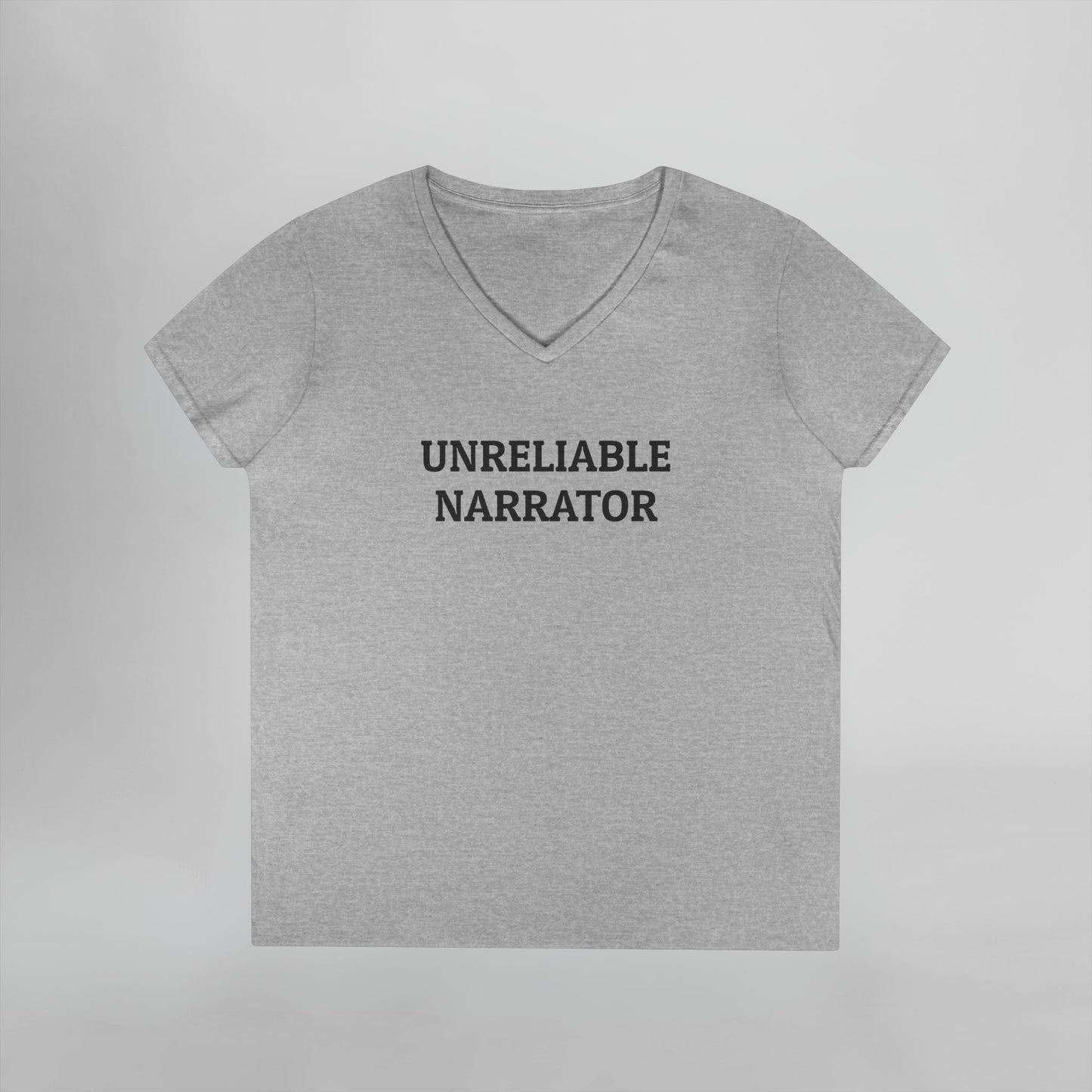 Unreliable Narrator Women's V-Neck Tee