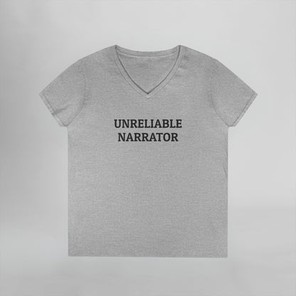 Unreliable Narrator Women's V-Neck Tee