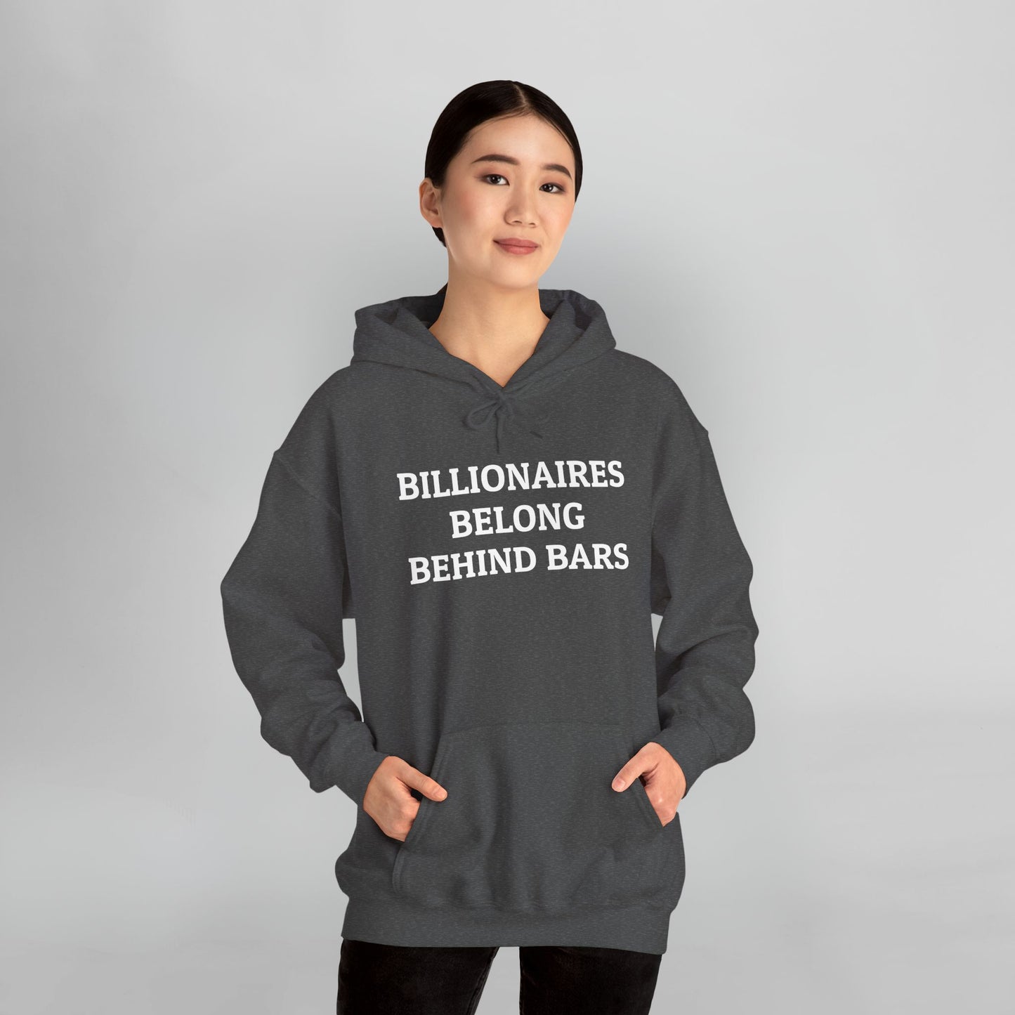 Billionaires Belong Behind Bars Hoodie