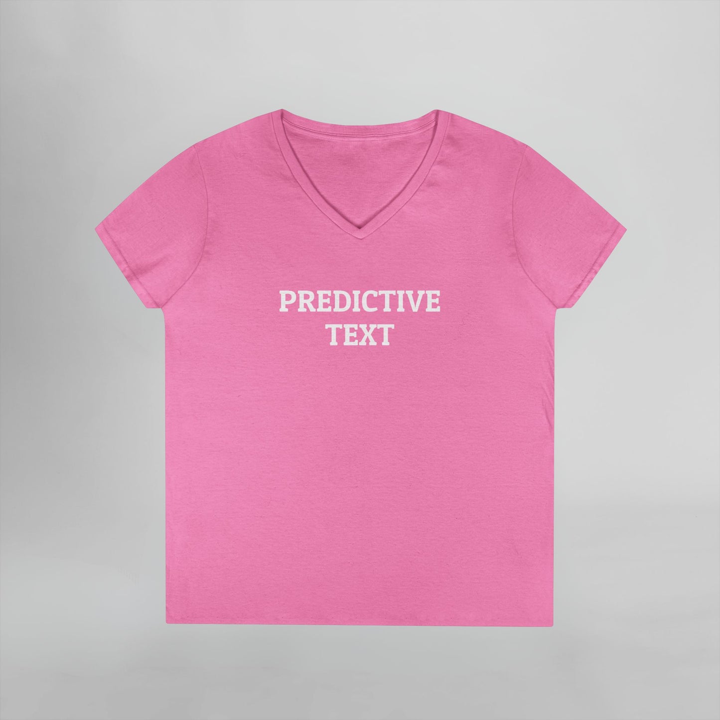 Predictive Text Women's V-Neck Tee