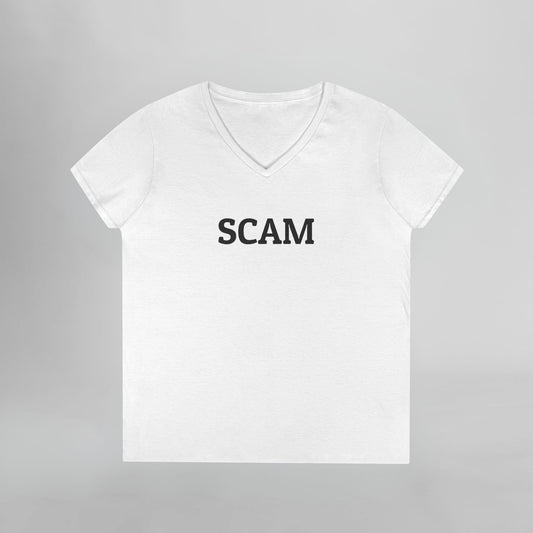 Scam Women's V-Neck Tee