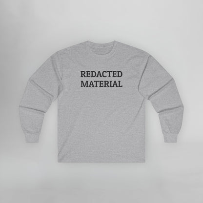 Redacted Material Long Sleeve Tee
