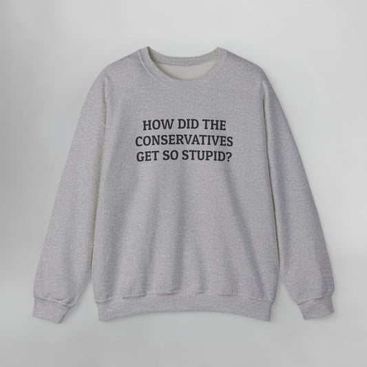 How Did the Conservatives Get So Stupid Sweatshirt